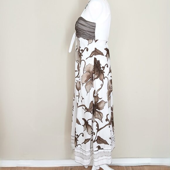 Elisa Cavaletti Floral Midi Sundress Size Medium - Picture 6 of 11